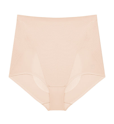 Body Make Up Illusion Curve 系列高腰束腹褲 - NUDE BEIGE