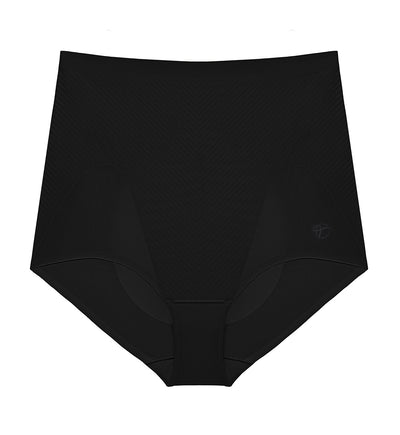 Body Make Up Illusion Curve 系列高腰束腹褲 - BLACK