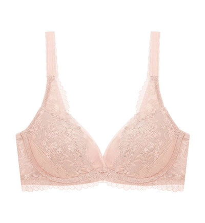 Tri-Air Lite Delight 系列鋼圈深V提升胸圍 - Soft Mauve