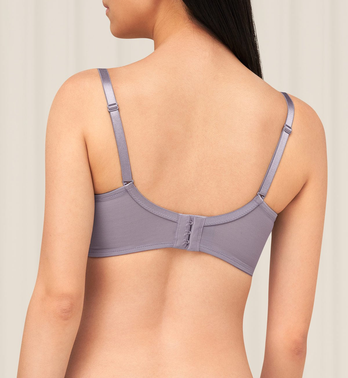 Modern Curvy Non-Wired Padded Bra in Morandi Grey