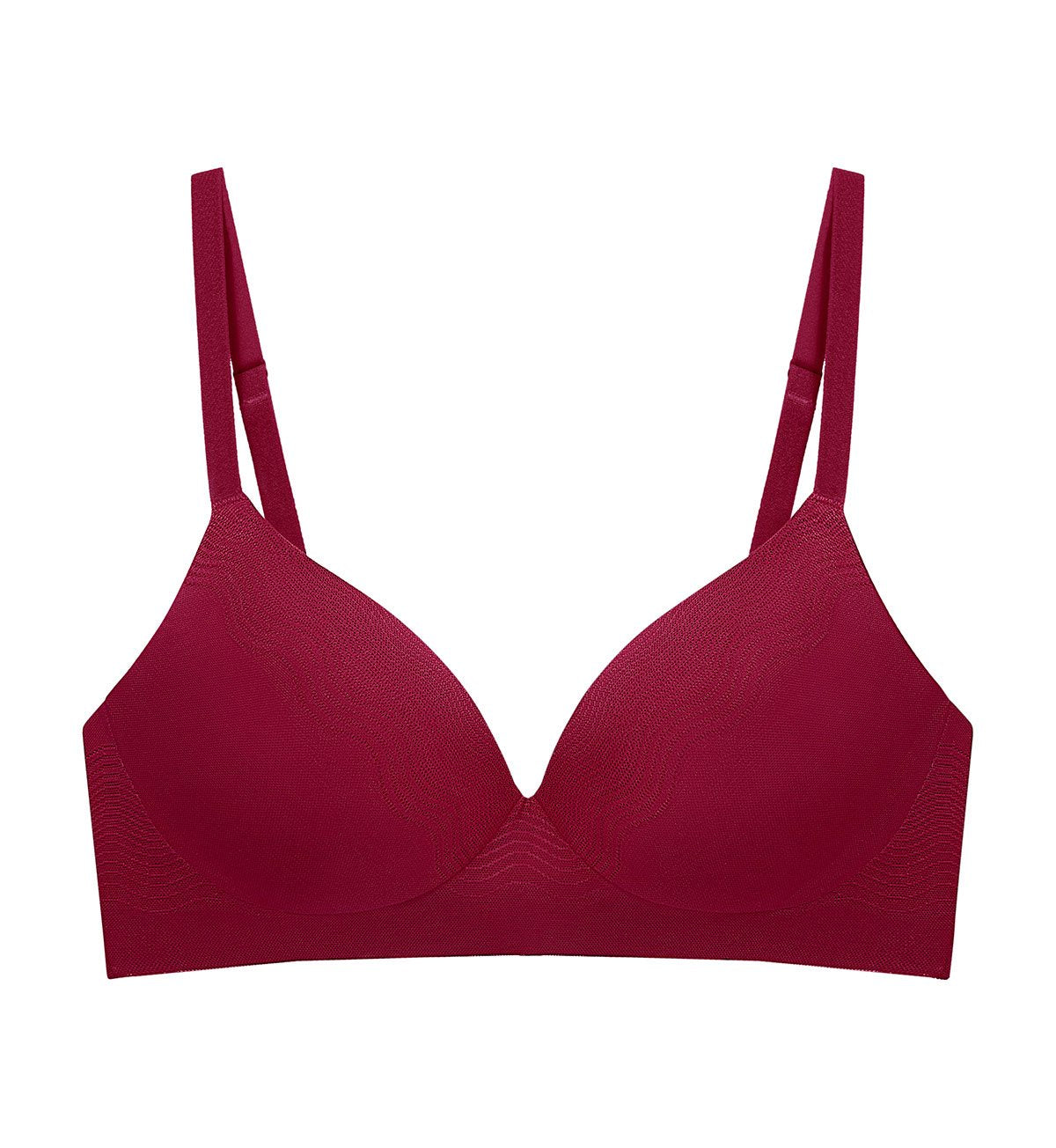 Triumph Smooth Sensation Magic Push Up Deep V Bra Rumba Red